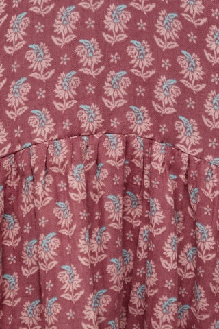 Robe imprimée - Rouge