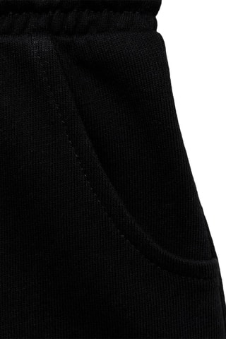 Short coton taille élastique - Blanc