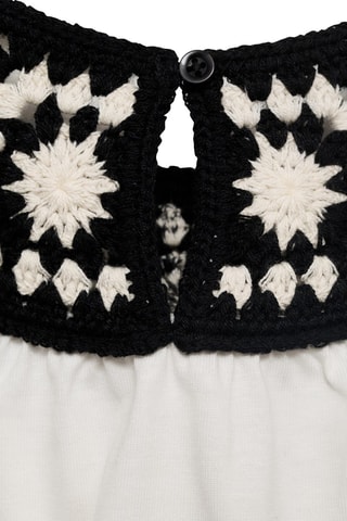 T-shirt en crochet - Blanc