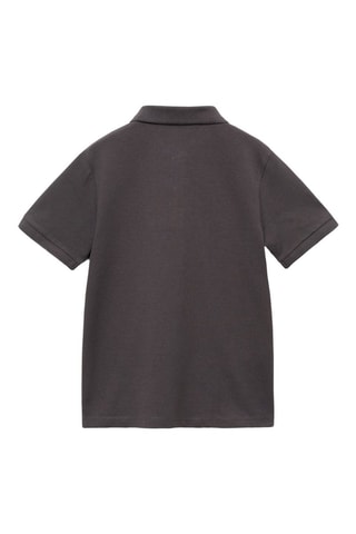 Polo coton manches courtes - Blanc