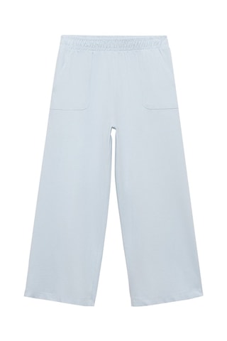 Pantalon taille élastique - Blanc