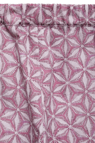 Pantalon imprimé poche - Rose