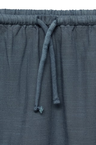 Jupe longue volants - Bleu