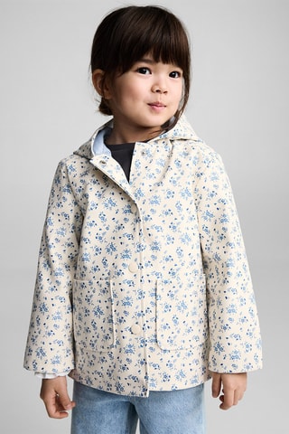 Parka imperméable capuche - Blanc