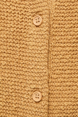 Cardigan maille boutons - Jaune