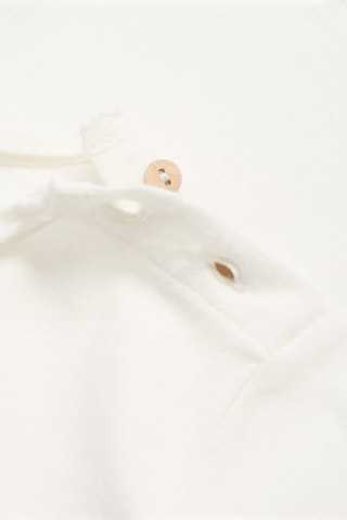 T-shirt détail brodé - Blanc