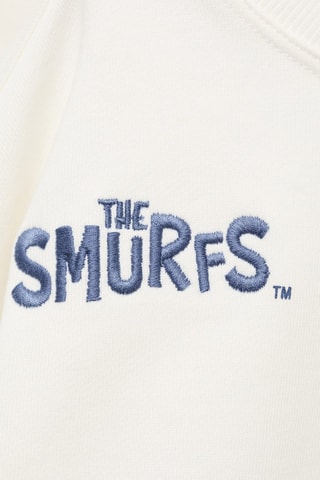 Sweat-shirt Schtroumpfs - Blanc
