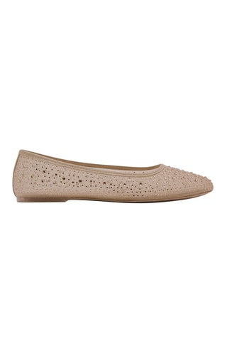 Ballerines effet brillant - Rose