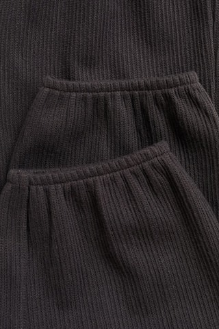 Pantalon maille coton - Gris