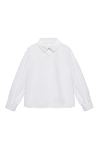 Chemise longue coton - Blanc