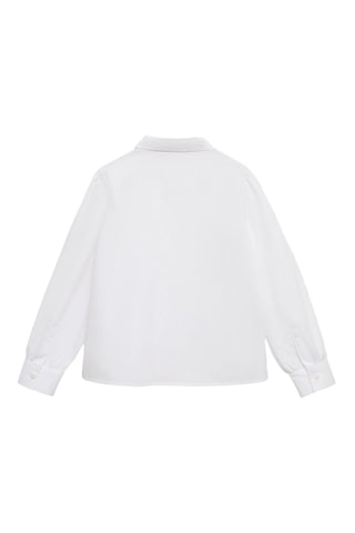 Chemise longue coton - Blanc