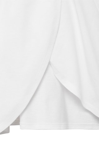 T-shirt dos croisé - Blanc