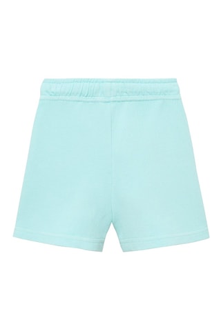 Short coton taille élastique - Jaune