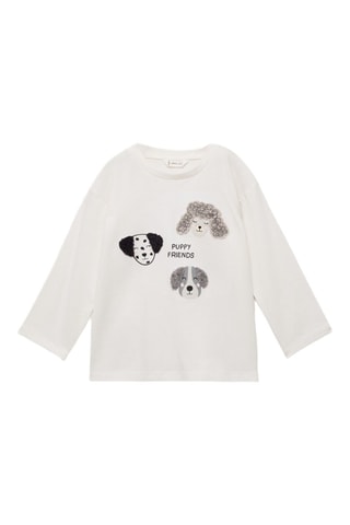 T-shirt motif animé - Blanc