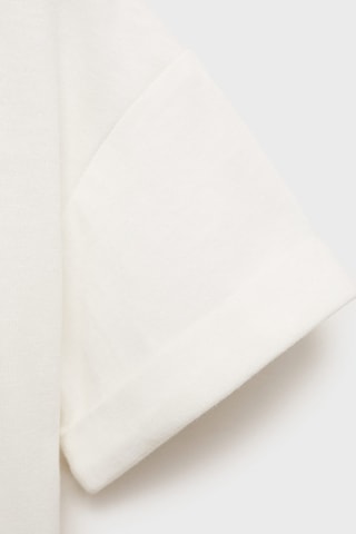 T-shirt en imprimé tropical - Blanc
