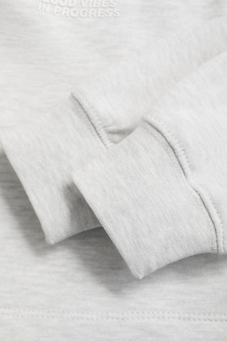 Sweat-shirt imprimé capuche - Gris