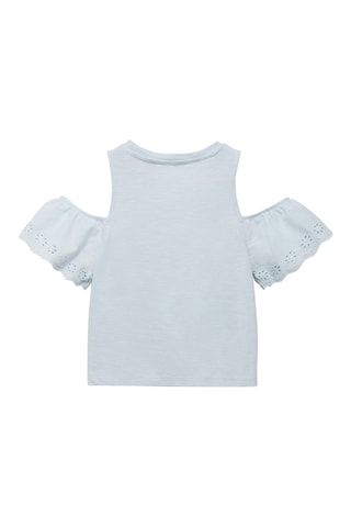 T-shirt cut out - Blanc