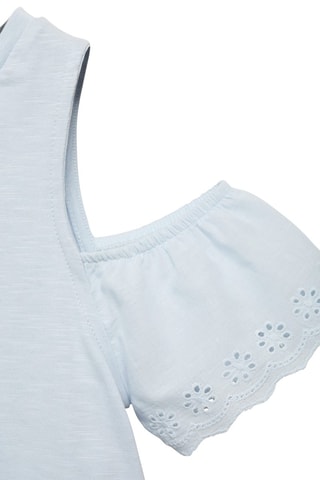 T-shirt cut out - Blanc
