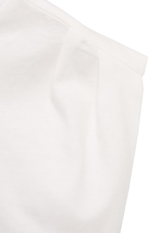 T-shirt message plis épaules - Blanc