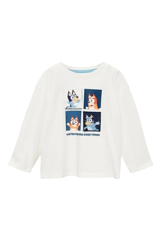 T-shirt imprimé Bluey - Blanc
