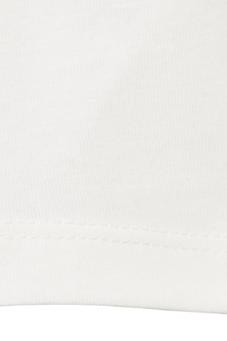 T-shirt crop imprimé - Blanc
