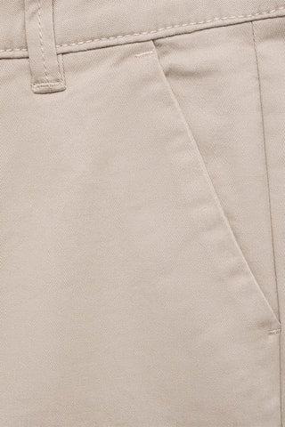 Bermuda style chino en coton - Gris