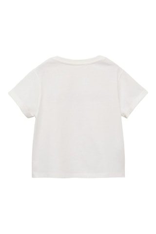 T-shirt en coton brodé - Blanc