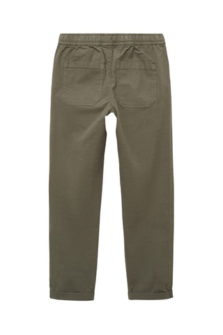 Pantalon taille élastique - Vert