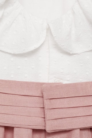 Robe jupe contrastante - Blanc