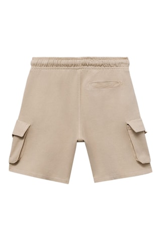 Bermuda cargo cordon - Beige