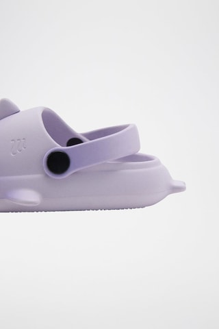 Tongs à motif requin - Violet
