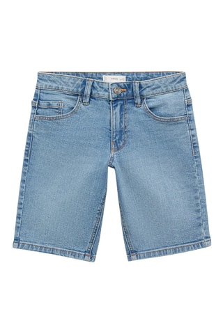 Bermuda jean - Bleu
