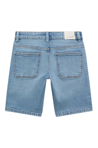 Bermuda jean - Bleu