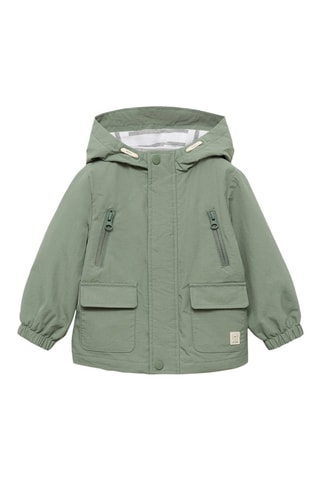 Parka matelassée à capuche - Vert