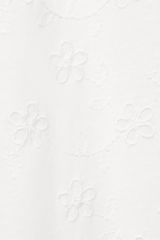 Combinaison broderie florale - Blanc