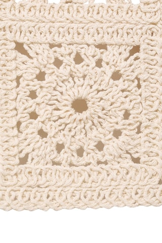 Gilet maille crochet - Beige