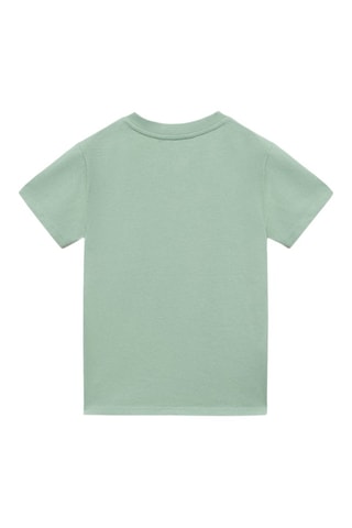 T-shirt coton boutons - Blanc
