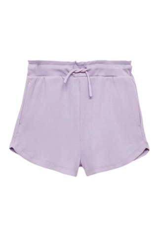 Short taille élastique - Bleu