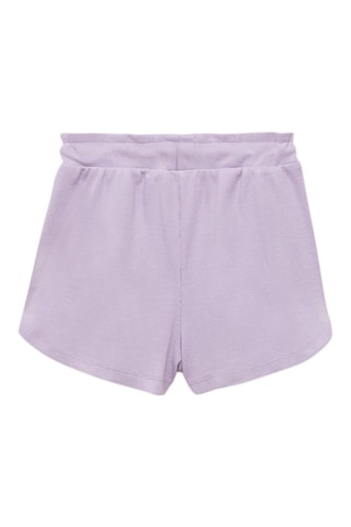 Short taille élastique - Bleu