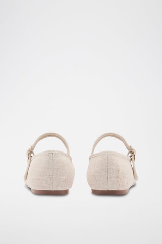 Ballerines à boucle - Beige
