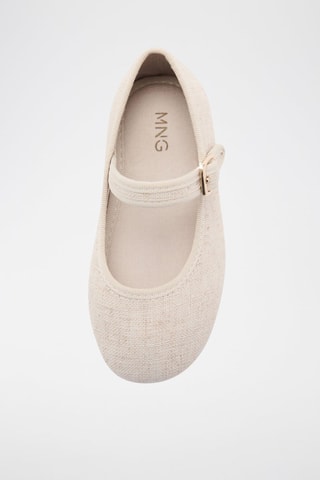 Ballerines à boucle - Beige