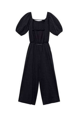 Combi-pantalon dos ouvert - Gris