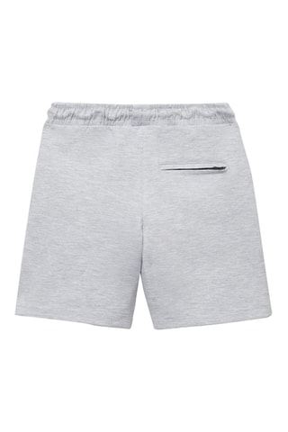 Bermuda coton cordon - Gris