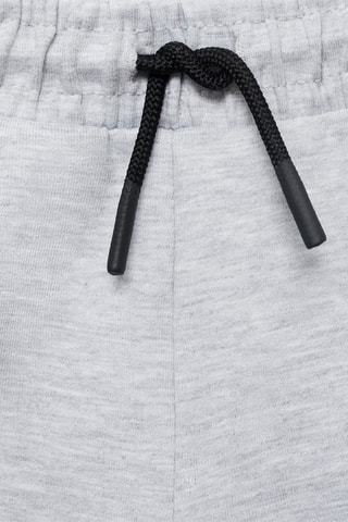 Bermuda coton cordon - Gris