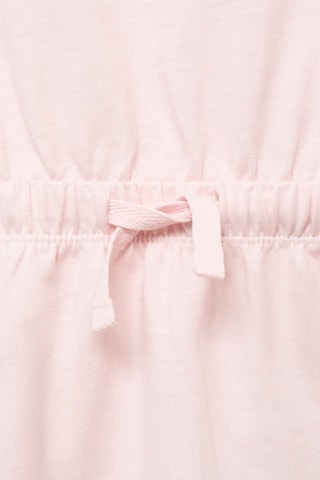 Robe coton cordon de serrage - Rose