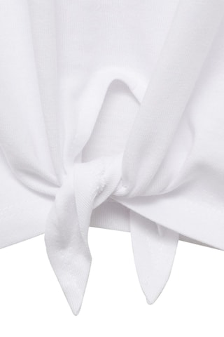 T-shirt imprimé noeud - Blanc