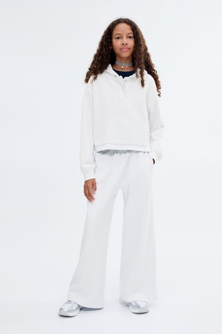 Sweat-shirt oversize capuche - Bleu
