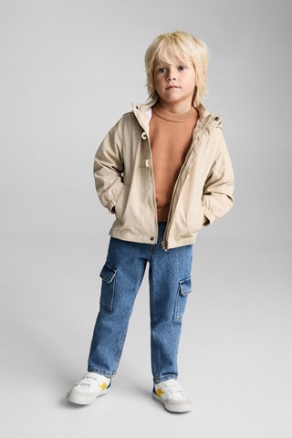 Anorak style duffle-coat - Beige