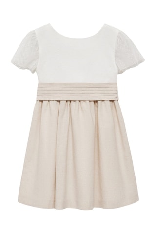 Robe jupe contrastante - Blanc