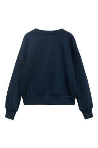 Sweat étoile brodée - Bleu